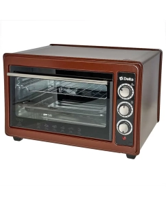 Купить Мини-печь Delta D-0123 коричневая в E-mobi