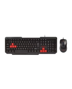 Купить Комплект клавиатура и мышь SmartBuy ONE Black/Red (SBC-230346-KR) в E-mobi