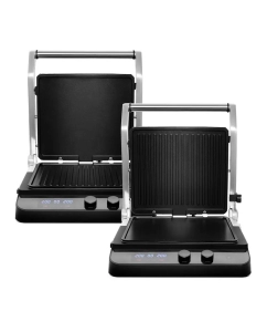 Купить Гриль KITFORT КТ-1636 серебристый, черный  в E-mobi