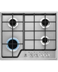 Купить Встраиваемая варочная панель газовая Electrolux GRE263MX серебристый в E-mobi