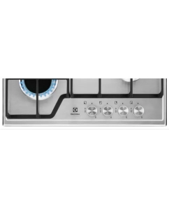 Купить Встраиваемая варочная панель газовая Electrolux GRE263MX серебристый  в E-mobi