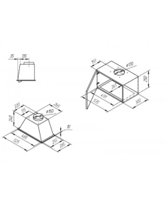 Купить Вытяжка встраиваемая KUPPERSBERG Inlinea 52 LX серебристый  в E-mobi