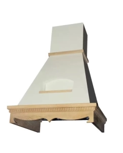 Купить Вытяжка настенная Elikor Бельведер 90П-650-П3Д бежевый/дуб неокрашенный в E-mobi