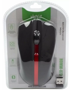 Купить Беспроводная игровая мышь HIPER HOMW-073 черный  в E-mobi