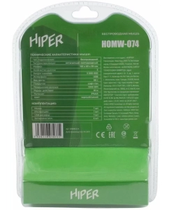 Купить Беспроводная игровая мышь HIPER HOMW-074 черный  в E-mobi