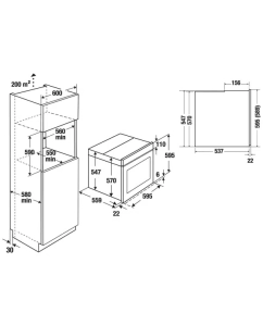 Купить Встраиваемый электрический духовой шкаф Kuppersbusch B 6330.0 S3 Silver Chrome  в E-mobi