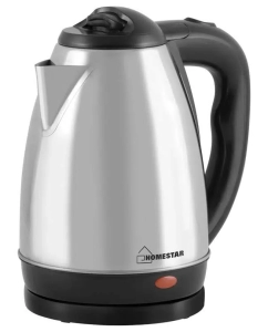 Купить Чайник электрический HomeStar HS-1001 1.8 л серебристый, черный в E-mobi
