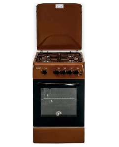 Купить Газовая плита KRAFT KF-FSK5403AGBR коричневый в E-mobi