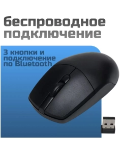 Купить Беспроводная мышь Philips SPK7347 черный (SPK7347B/60)  в E-mobi