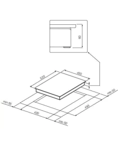 Купить Встраиваемая варочная панель индукционная Graude IK 45.0 S черный  в E-mobi
