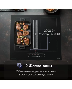 Купить Варочная панель индукционная Zigmund &amp; Shtain CIS 303.60 BX, 7200 Вт, черный  в E-mobi