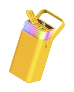Купить Портативное зарядное устройство TFN Aurora RGB 40000mAh Yellow  в E-mobi