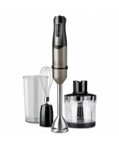 Купить Погружной блендер Black+Decker BXHBA1200E серебристый, черный в E-mobi