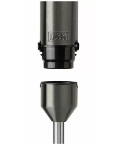 Купить Погружной блендер Black+Decker BXHBA1200E серебристый, черный  в E-mobi