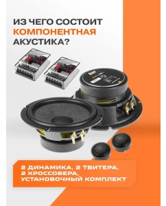 Купить Акустика компонентная AMP PRO X 6.5 v3  в E-mobi