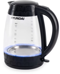 Купить Чайник электрический HYUNDAI HYK-G4505 2 л черный  в E-mobi