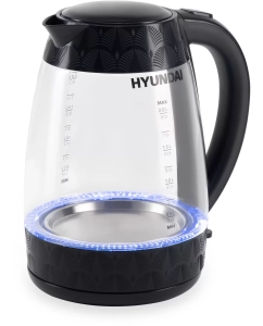Купить Чайник электрический HYUNDAI HYK-G4505 2 л черный  в E-mobi