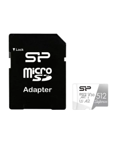 Купить Карта памяти Silicon Power Micro SDXC 512Гб (SP512GBSTXDA2V20SP) в E-mobi