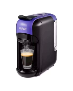 Купить Кофеварка капельного типа Kitfort КТ-7105-1 черный, фиолетовый в E-mobi