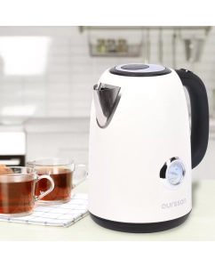 Купить Чайник электрический Oursson KE1752M 1.7 л бежевый в E-mobi