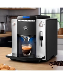 Купить Кофемашина автоматическая Kitfort КТ-7320 серебристый; черный  в E-mobi