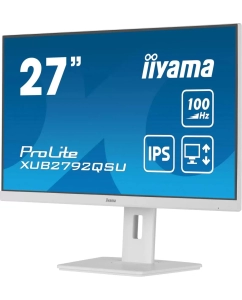 Купить 27&quot; Монитор iiyama ProLite XUB2792QSU-W6 белый 100Hz 2560x1440 IPS  в E-mobi