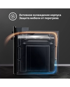 Купить Встраиваемый электрический духовой шкаф Simfer B6EB16001 Black  в E-mobi