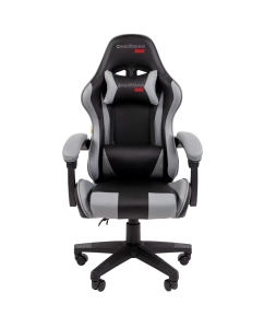 Купить Игровое компьютерное кресло CHAIRMAN CH 29, экокожа, черно-серый  в E-mobi