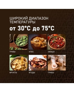 Купить Сушилка для овощей и фруктов Weissgauff 106 Dry Cube черный  в E-mobi