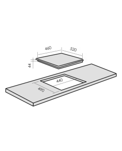 Купить Встраиваемая варочная панель газовая MBS PG-451WH белый  в E-mobi
