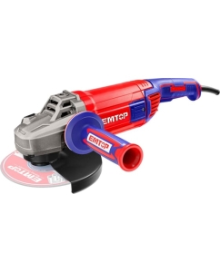 Купить Угловая шлифовальная машина emtop напряжение: 220-240 В ~ 50/60 Гц Входная мощность: 2400 Вт Скорость холостого хода: 6400 об /мин EAGR24093 в E-mobi