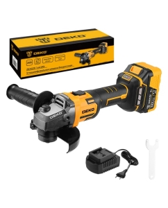 Купить Углошлифовальная машина бесщеточная DEKO ZKAG20, 20В, 1x4.0Ач 084-1044 в E-mobi