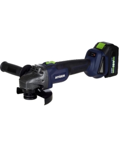 Купить Машина углошлифовальная аккумуляторная AYGER бесщеточная, с двумя аккумуляторами 4Ah AG18BL4 в E-mobi