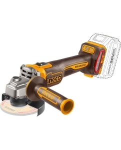 Купить Аккумуляторная угловая шлифмашина INGCO 20В, BL 115/125мм, без АКБ и ЗУ, SUPER INDUSTRIAL CAGLI221153 в E-mobi