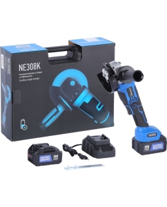 Купить УШМ аккумуляторная NORDBERG диаметр диска 125 мм, 20В, 2 аккумулятора и зарядное устройство NE308K в E-mobi