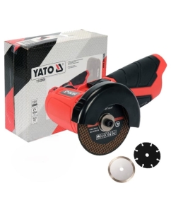 Купить Углошлифовальная машина аккумуляторная YATO 12В-БЕЗ/АКК-76x10ММ YT-82905 370082905 092 1 в E-mobi