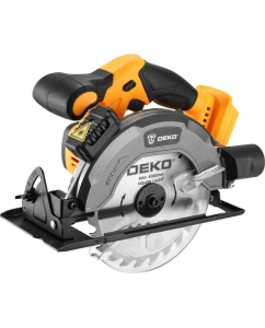 Купить Дисковая (циркулярная) пила аккумуляторная DEKO DKCS20DA, 20В, 165мм, 1x4.0Ач 085-1155 в E-mobi