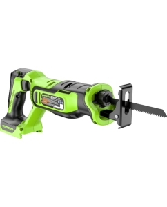 Купить Пила сабельная аккумуляторная GreenWorks GPT-BLRS-1, 24В, б/щет., 0-3000 об/мин, рез 115 мм дер., без АКБ и ЗУ 1200607  в E-mobi