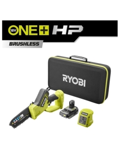 Купить Бесщеточная цепная пила с шиной 15см Ryobi ONE+ 18В НР RY18PSX15A-120T 5133005899 в E-mobi