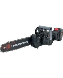 Купить Аккумуляторная цепная бесщеточная пила Profipower MKDUC-18V (Li-ion-1 шт, 4.0 Ач, шина 12&quot;, 0-4500об/мин, цепь, З/У, в коробке) E0114  в E-mobi