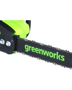 Купить Цепная аккумуляторная пила GreenWorks GD40CS20X 40V, 40 см, 2000 Вт, бесщеточная, c 1хАКБ 4 Ач И ЗУ 2008807USB4  в E-mobi