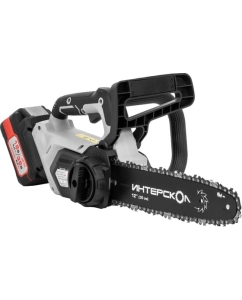 Купить Бесщеточная аккумуляторная пила цепная Интерскол ПЦА-12/36В Li-ion, АПИ, картон, 2 аккумулятора, 2,0 Ач, ЗУ 824.2.2.70  в E-mobi