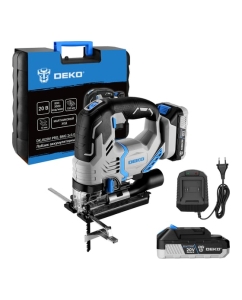 Купить Аккумуляторный лобзик DEKO DKJS20V PRO в кейсе, 20В, 2x3.0Ач 085-1330 в E-mobi