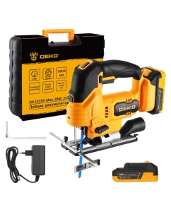 Купить Лобзик аккумуляторный DEKO DKJS20V Max в кейсе, 20В, 2x3.0Ач 085-1329 в E-mobi