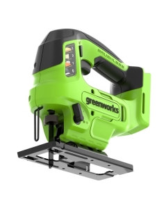 Купить Лобзик аккумуляторный GreenWorks GD24JS90, 24В, б/щет., 90 мм, 0-3000 об/мин, 4 ст.маятник, LED, без АКБ и ЗУ 3601707  в E-mobi