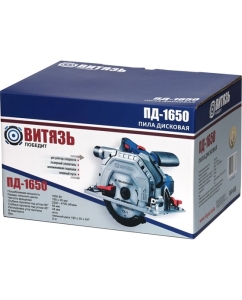 Купить Пила дисковая электрическая Витязь ПД-1650 18019015 в E-mobi