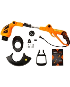 Купить Триммер электрич MAXPILER 600 Вт, 10000 об/мин, диаметр 300 мм, D-образная рукоятка, телескопическая штанга MET-600  в E-mobi