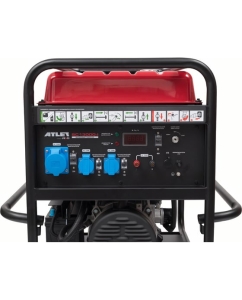Купить Бензиновый генератор ATLET (10кВт, электростартер, медная обмотка, колеса и ручки) SC13000-I  в E-mobi