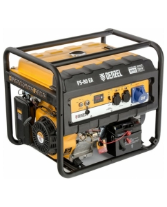 Купить Бензиновый генератор DENZEL PS 80 EA, 8,0 кВт, 230В, 25л 946924 в E-mobi