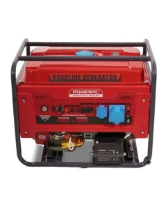Купить Генератор бензиновый электрический POWERAC 6.5кВт, 220В, 15л.с., автозапуск PR7500H2E-ATS в E-mobi